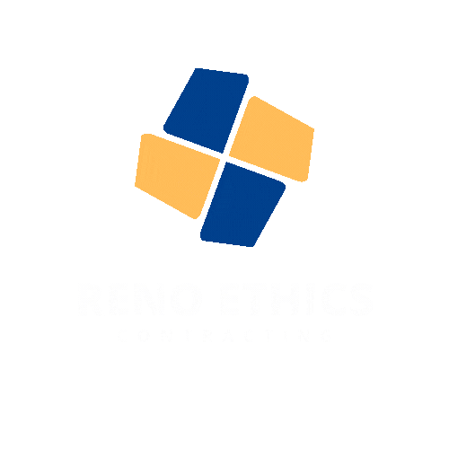 renoethics logo white text