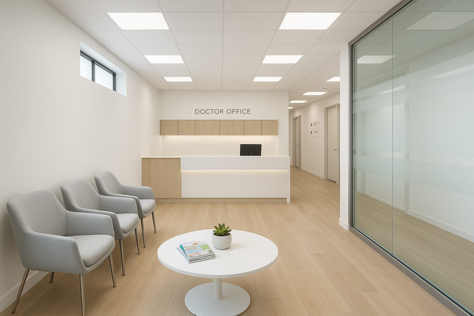 doctor office one reception