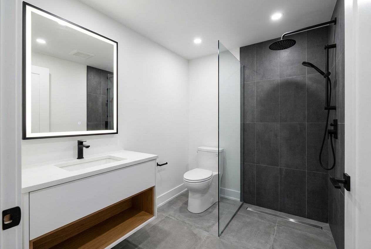 Jefferson Basement Bathroom