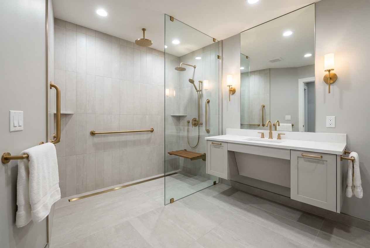 Accessible bathroom renovation