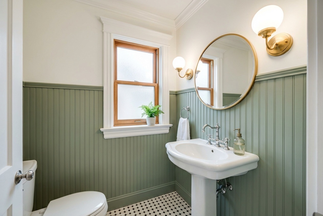 Aurora Village Powder Room