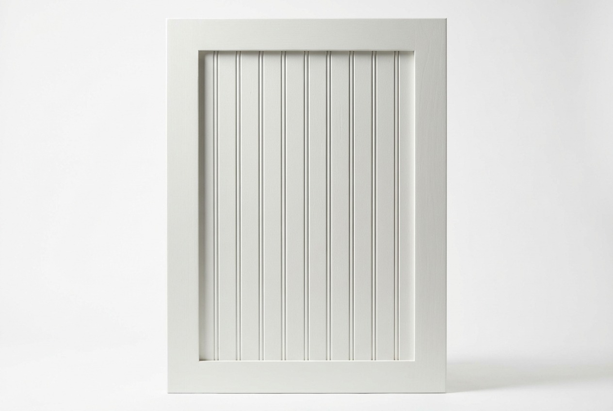 Beadboard cabinet door - farmhouse rustic vertical groove design